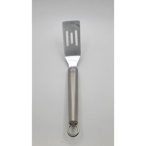 Oneida 18/8 Stainless Steel Slotted Turner Spatula with Hanging Loop 9.5 Inch